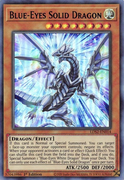 Blue-Eyes Solid Dragon (Ultra Rare) (Blue) [LDS2-EN014-UR-B]
