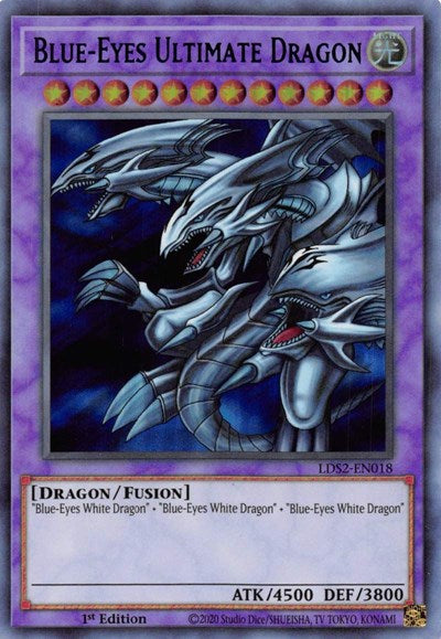 Blue-Eyes Ultimate Dragon (Ultra Rare) (Blue) [LDS2-EN018-UR-B]