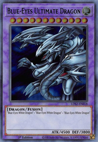 Blue-Eyes Ultimate Dragon (Ultra Rare) (Green) [LDS2-EN018-UR-G]