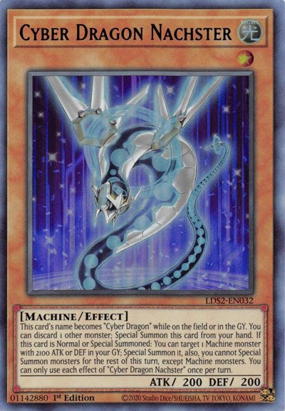 Cyber Dragon Nachster (Ultra Rare) (Blue) [LDS2-EN032-UR-B]