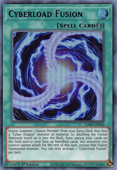 Cyberload Fusion (Ultra Rare) (Blue) [LDS2-EN035-UR-B]