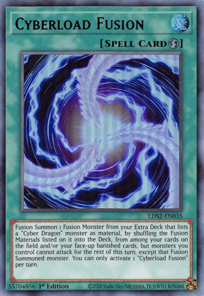 Cyberload Fusion (Ultra Rare) (Purple) [LDS2-EN035-UR-P]
