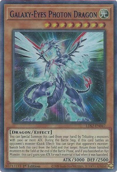 Galaxy-Eyes Photon Dragon (Ultra Rare) (Blue) [LDS2-EN047-UR-B]