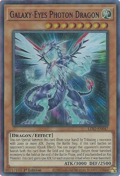 Galaxy-Eyes Photon Dragon (Ultra Rare) (Purple) [LDS2-EN047-UR-P]