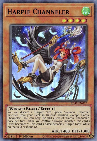 Harpie Channeler (Ultra Rare) (Purple) [LDS2-EN073-UR-P]