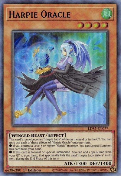 Harpie Oracle (Ultra Rare) (Purple) [LDS2-EN077-UR-P]