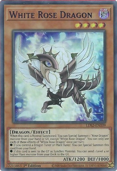 White Rose Dragon (Ultra Rare) (Purple) [LDS2-EN109-UR-P]