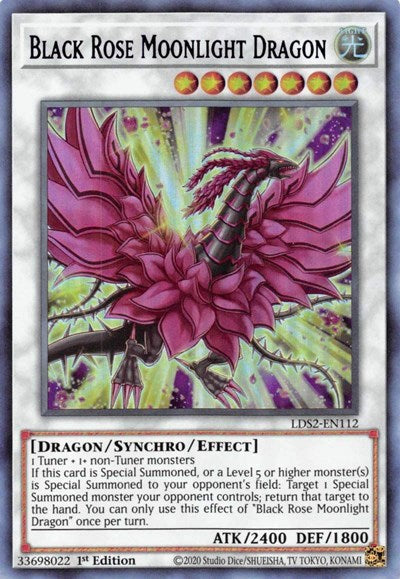 Black Rose Moonlight Dragon (Ultra Rare) (Purple) [LDS2-EN112-UR-P]