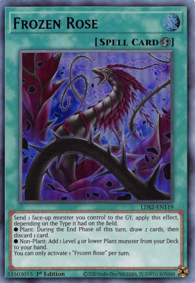Frozen Rose (Ultra Rare) (Blue) [LDS2-EN119-UR-B]