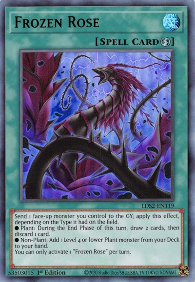 Frozen Rose (Ultra Rare) (Green) [LDS2-EN119-UR-G]