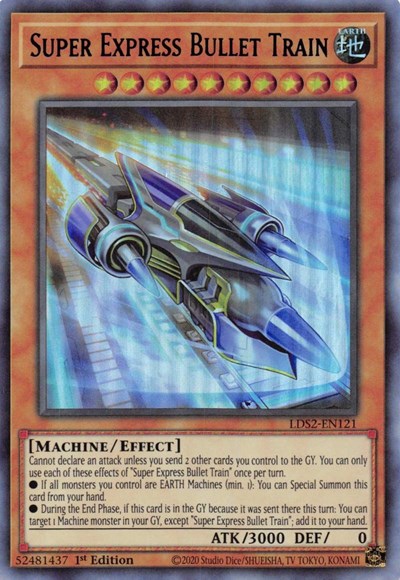 Super Express Bullet Train (Ultra Rare) (Blue) [LDS2-EN121-UR-B]