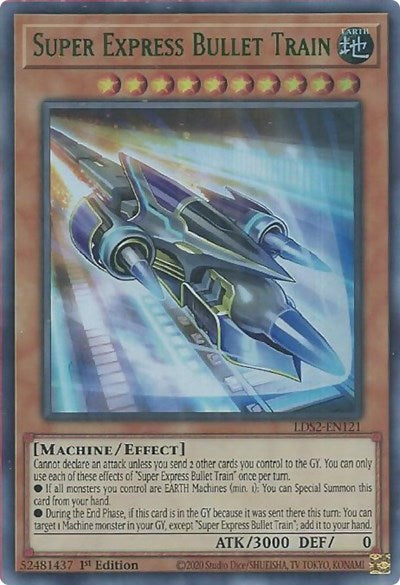 Super Express Bullet Train (Ultra Rare) (Green) [LDS2-EN121-UR-G]