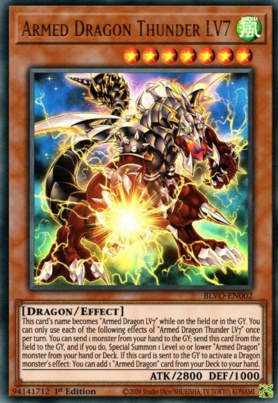 Armed Dragon Thunder LV7 (Ultra Rare) [BLVO-EN002-UR]