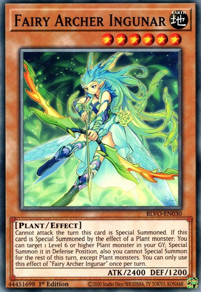 Fairy Archer Ingunar (Common) [BLVO-EN030-C]