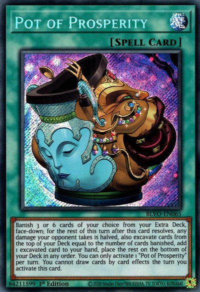 Pot of Prosperity (Secret Rare) [BLVO-EN065-SeR]