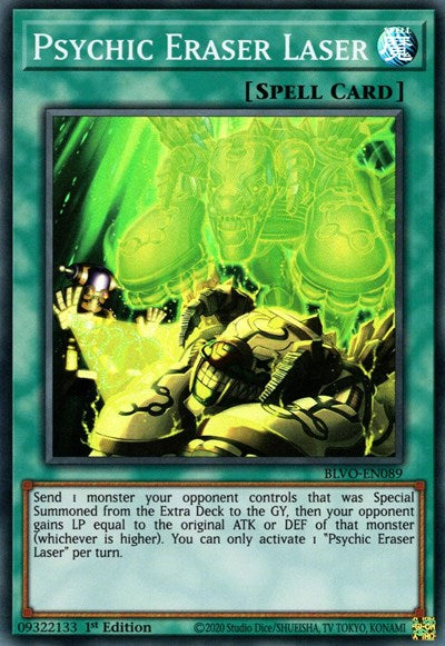 Psychic Eraser Laser (Super Rare) [BLVO-EN089-SuR]