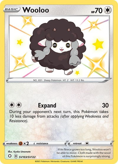 Wooloo - SV103/SV122 (Shiny Holo Rare) [SHF-SV103-SHHR]