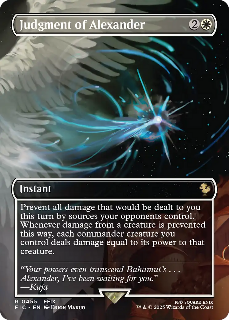 Judgment of Alexander - Borderless - Full Art [FIC-455]