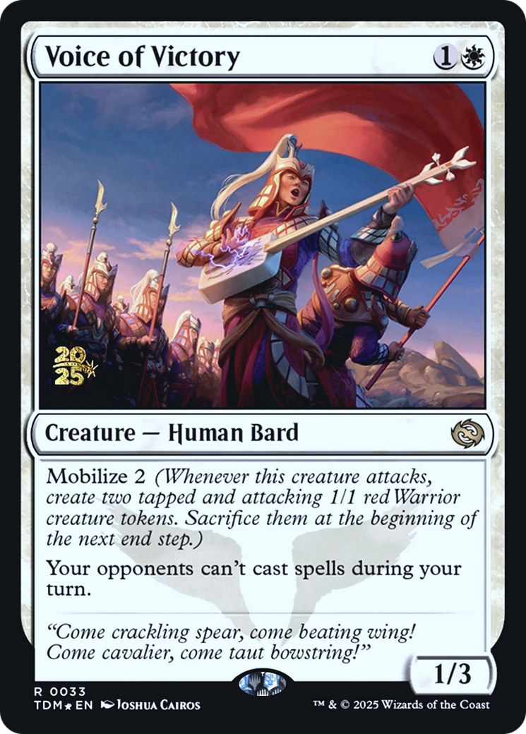 Voice of Victory - Prerelease Promo [PTDM-33s]
