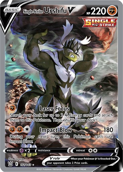 Single Strike Urshifu V - 151/163 (Ultra Rare) [BST-151-UR]