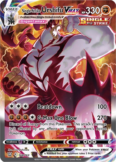 Single Strike Urshifu VMAX - 168/163 (Secret Rare) [BST-168-SR]