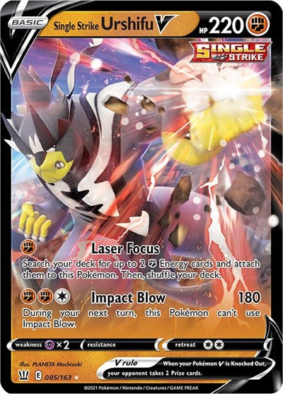 Single Strike Urshifu V - 085/163 (Ultra Rare) [BST-085-UR]