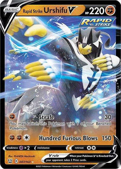 Rapid Strike Urshifu V - 087/163 (Ultra Rare) [BST-087-UR]