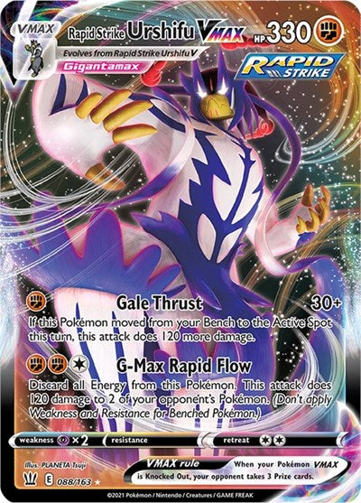 Rapid Strike Urshifu VMAX - 088/163 (Ultra Rare) [BST-088-UR]