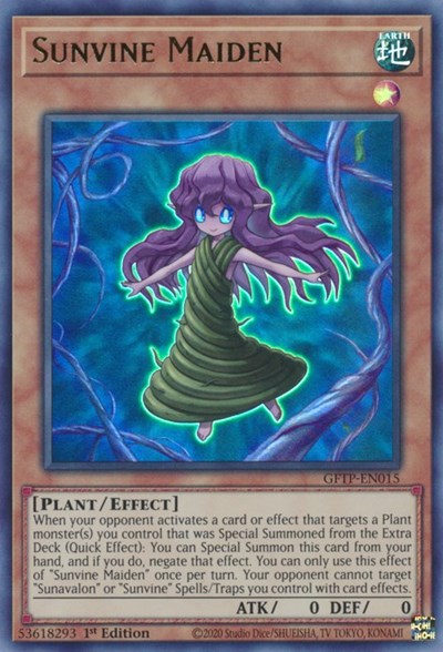 Sunvine Maiden (Ultra Rare) [GFTP-EN015-UR]