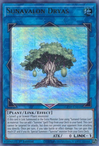 Sunavalon Dryas (Ultra Rare) [GFTP-EN018-UR]