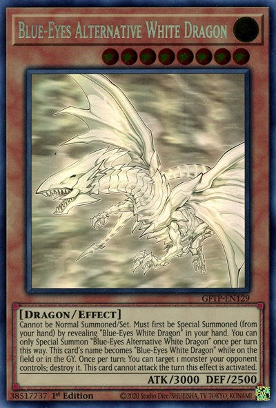 Blue-Eyes Alternative White Dragon (Ghost Rare) [GFTP-EN129-GR]
