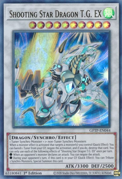 Shooting Star Dragon T.G. EX (Ultra Rare) [GFTP-EN044-UR]