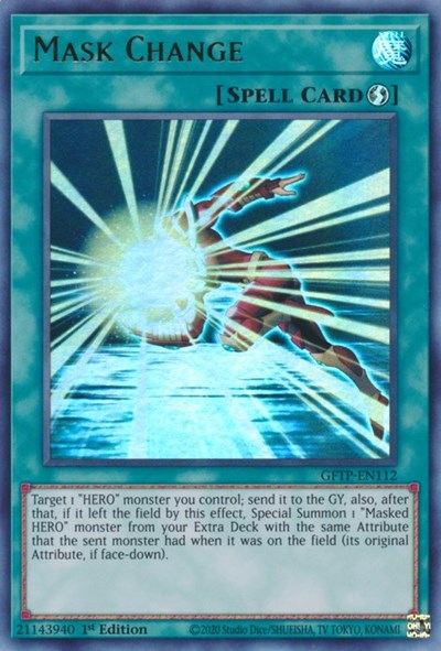 Mask Change (Ultra Rare) [GFTP-EN112-UR]