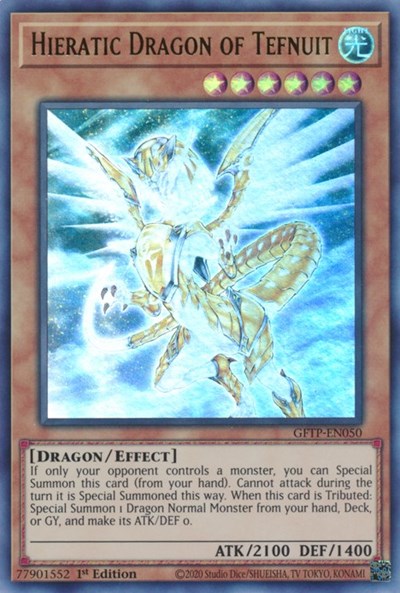 Hieratic Dragon of Tefnuit (Ultra Rare) [GFTP-EN050-UR]