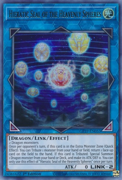 Hieratic Seal of the Heavenly Spheres (Ultra Rare) [GFTP-EN053-UR]