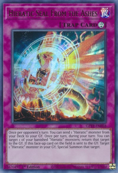 Hieratic Seal From the Ashes (Ultra Rare) [GFTP-EN058-UR]