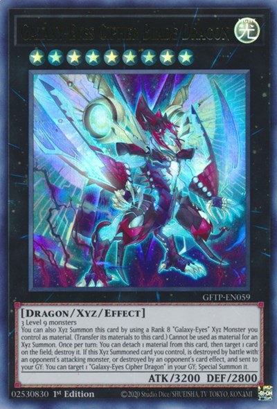 Galaxy-Eyes Cipher Blade Dragon (Ultra Rare) [GFTP-EN059-UR]
