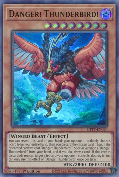 Danger! Thunderbird! (Ultra Rare) [GFTP-EN090-UR]