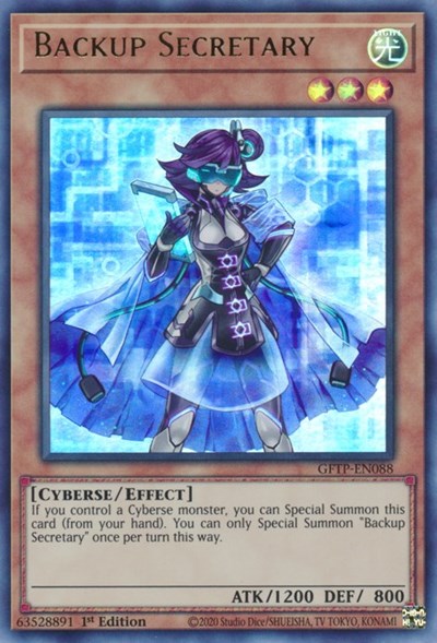 Backup Secretary (Ultra Rare) [GFTP-EN088-UR]