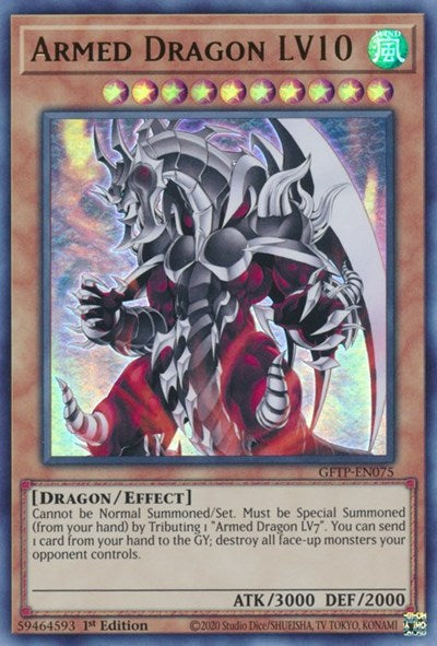 Armed Dragon LV10 (Ultra Rare) [GFTP-EN075-UR]