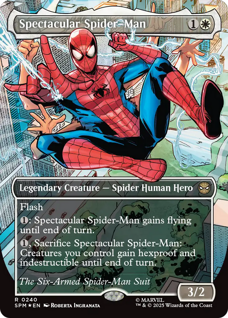 Spectacular Spider-Man - Borderless - Textured Foil - Full Art [SPM-240]