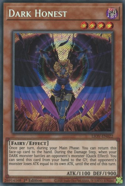 Dark Honest (Secret Rare) [LIOV-EN022-SeR]