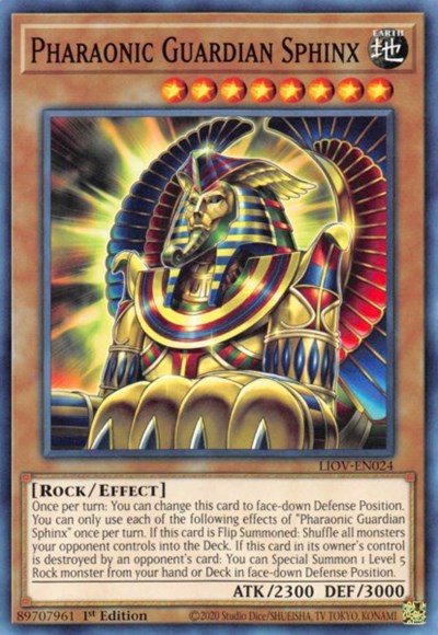Pharaonic Guardian Sphinx (Common) [LIOV-EN024-C]