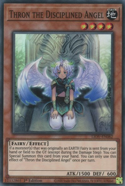 Thron the Disciplined Angel (Super Rare) [LIOV-EN082-SuR]