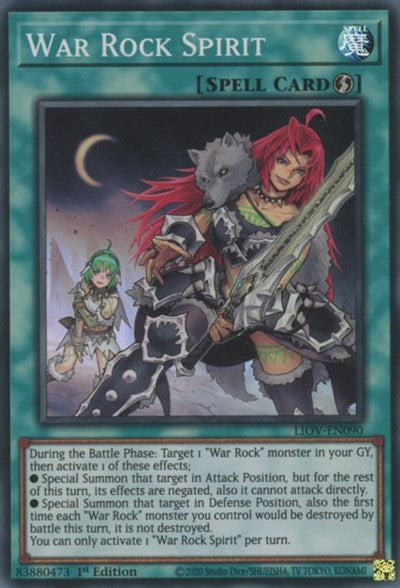 War Rock Spirit (Super Rare) [LIOV-EN090-SuR]