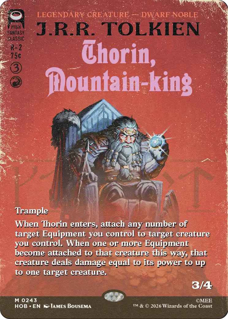 Thorin, Mountain-king [HOB-243]