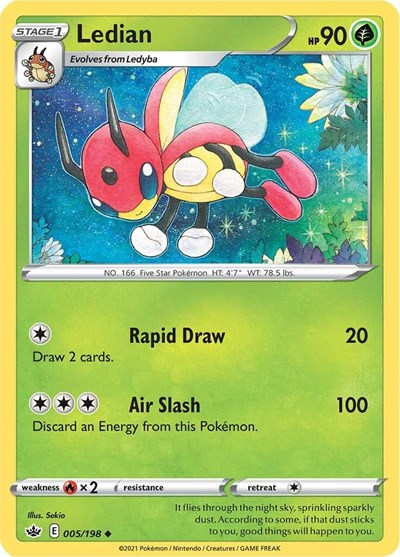 Ledian - 005/198 (Uncommon) [CRE-005-U]