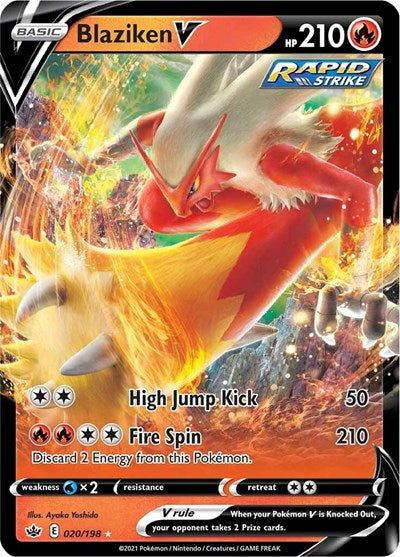 Blaziken V - 020/198 (Ultra Rare) [CRE-020-UR]