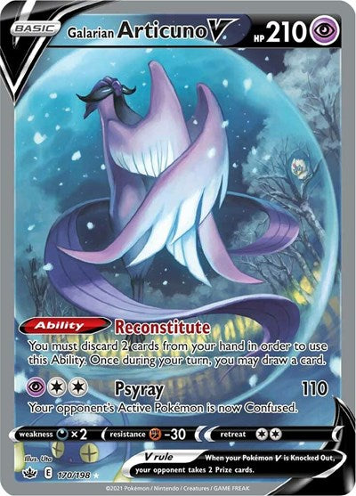Galarian Articuno V - 170/198 (Ultra Rare) [CRE-170-UR]