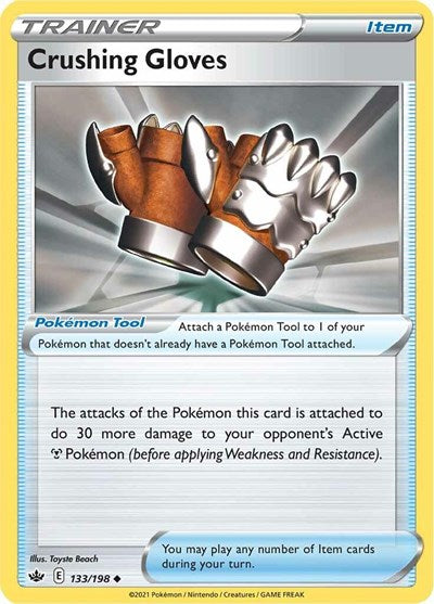 Crushing Gloves - 133/198 (Uncommon) [CRE-133-U]